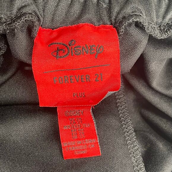 FOREVER 21 x DISNEY Track Pants Size 2X Wide Leg Mickey Mouse NWT Plus Curvy - Picture 4 of 11